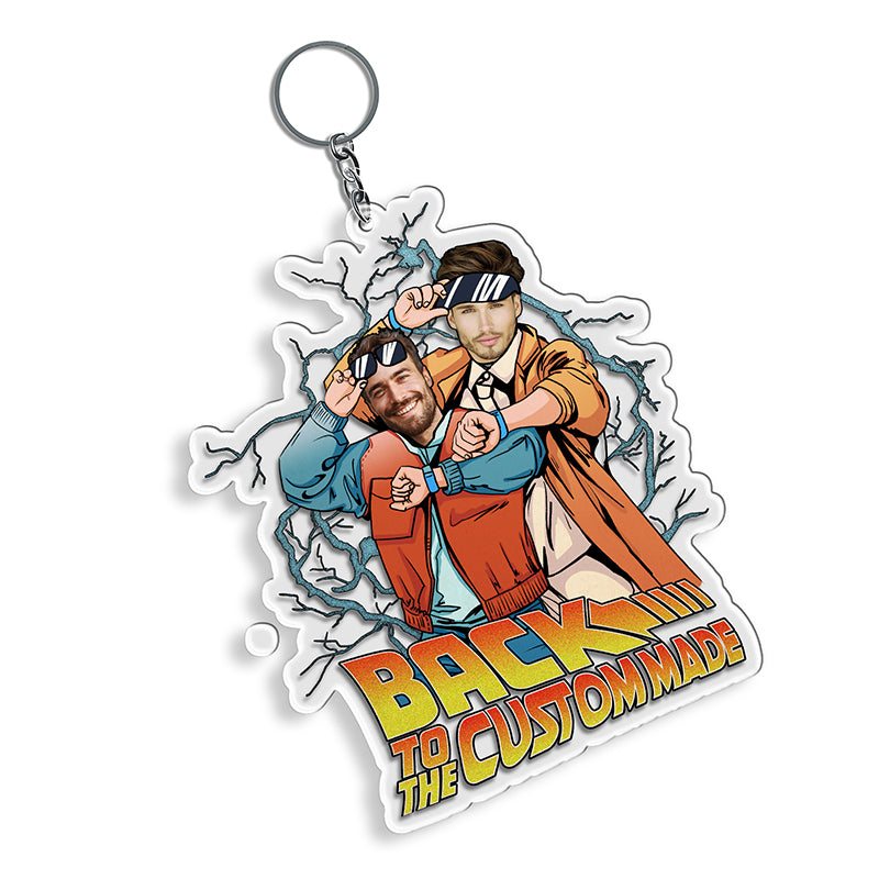 Personalized Back to the Keychain