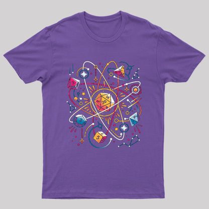 Orbital Atomic Dice Geek T-Shirt