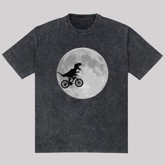 Dinosaur Bike and Moon Washed T-shirt