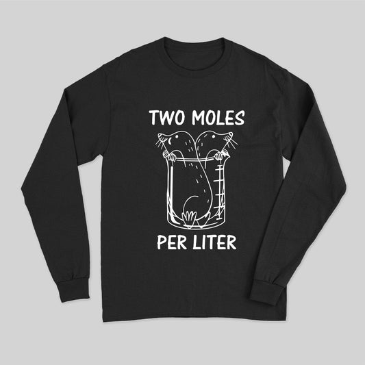 Two Moles Per Liter Long Sleeve T-Shirt