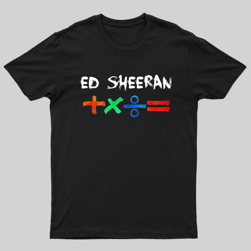 Ed Sheeran Mathematics Tour T-shirt