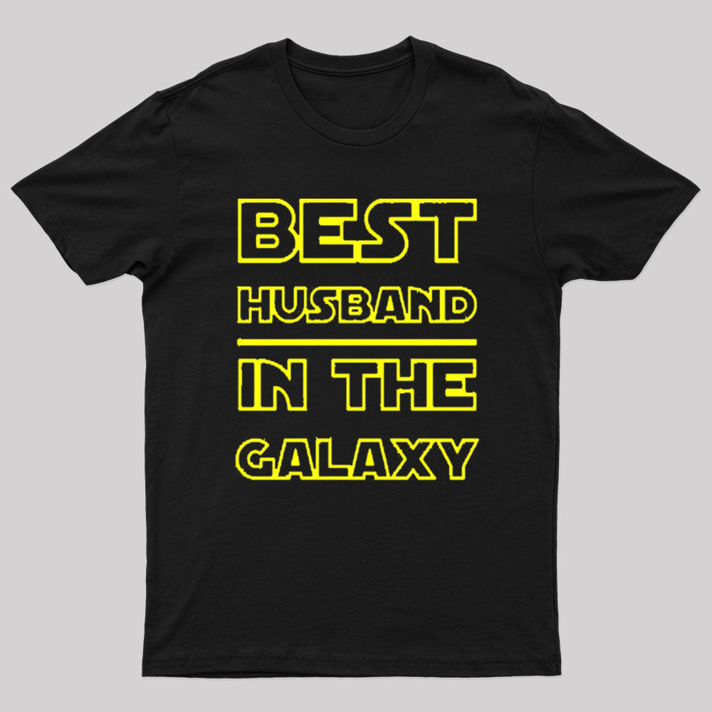 Best Husband In The Galaxy Nerd T-Shirt