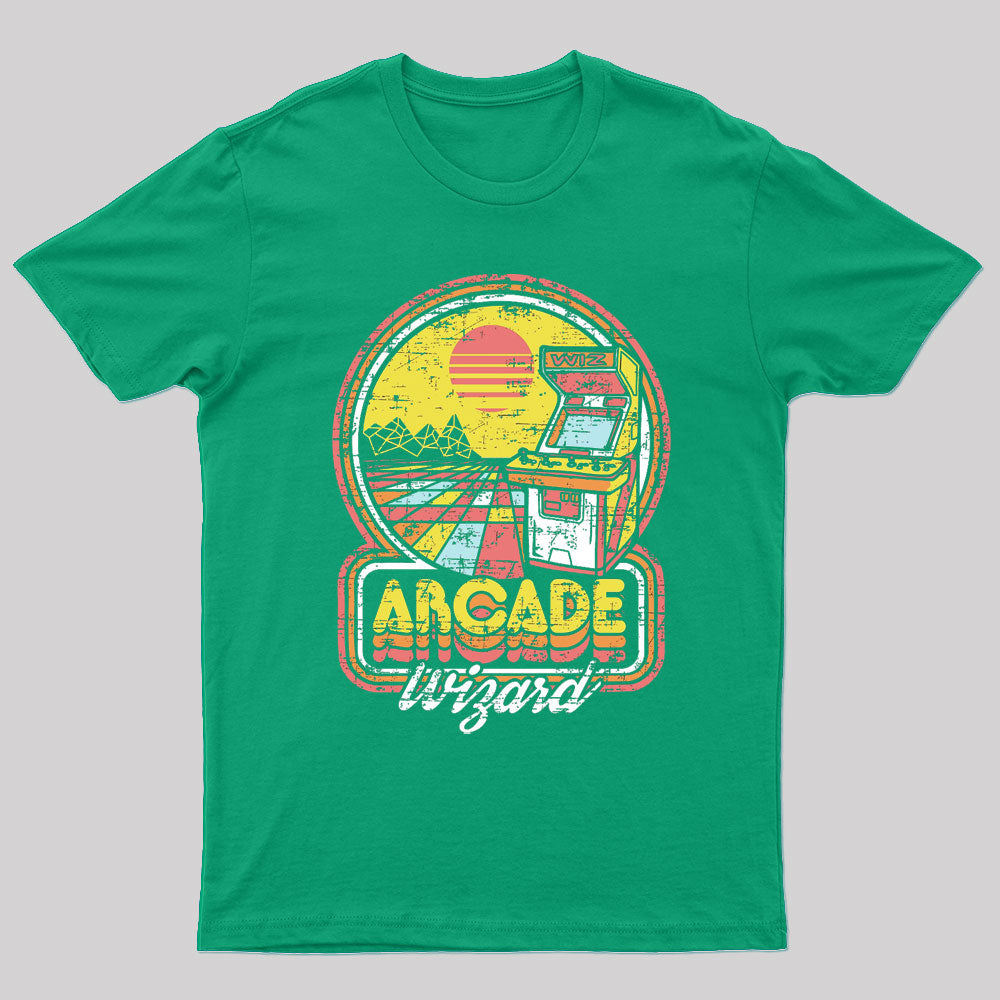 Arcade Wizard Geek T-Shirt