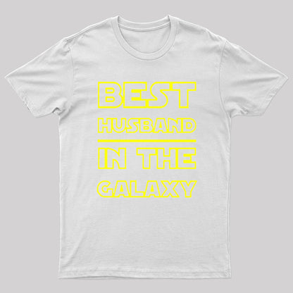 Best Husband In The Galaxy Nerd T-Shirt