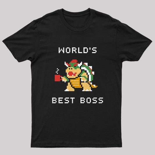 Worlds Best Boss Geek T-Shirt