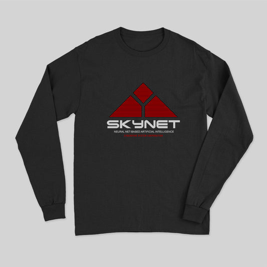 Skynet-Neural Net Based Artificial Intelligence Long Sleeve T-Shirt