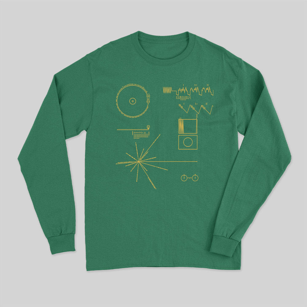 The Voyager Golden Record Long Sleeve T-Shirt