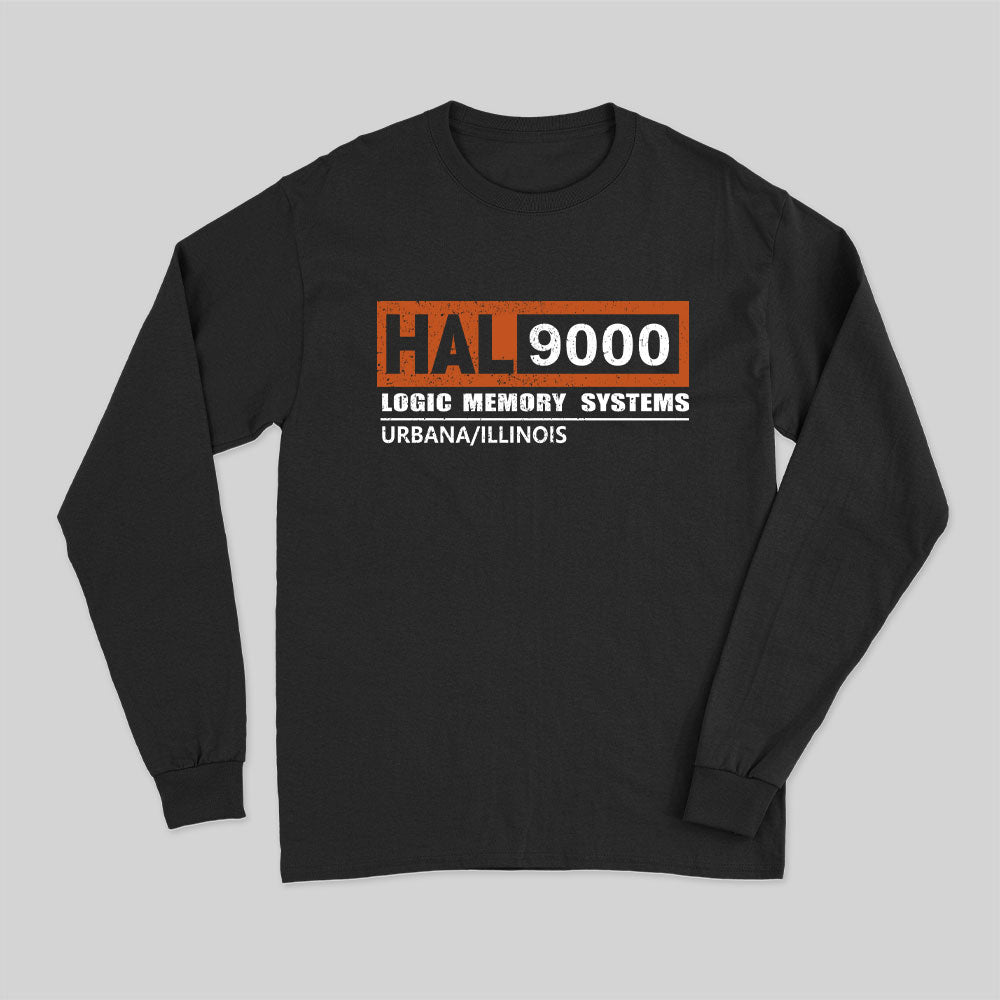 HAL 9000, distressed Long Sleeve T-Shirt