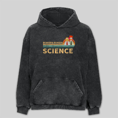 Muppets Science Bunsen And Beaker Cool Washed Hoodie
