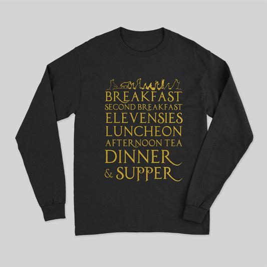 Middle Earth Hobbit Meal Long Sleeve T-Shirt