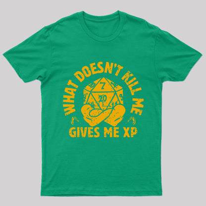 What Does Not Kill Me Gives Me XP Nerd T-Shirt
