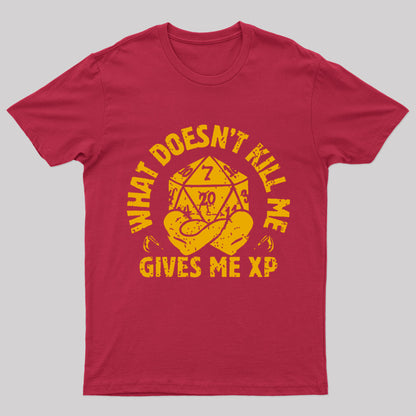 What Does Not Kill Me Gives Me XP Nerd T-Shirt