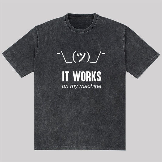 It works on my machine Washed Vintage T-shirt