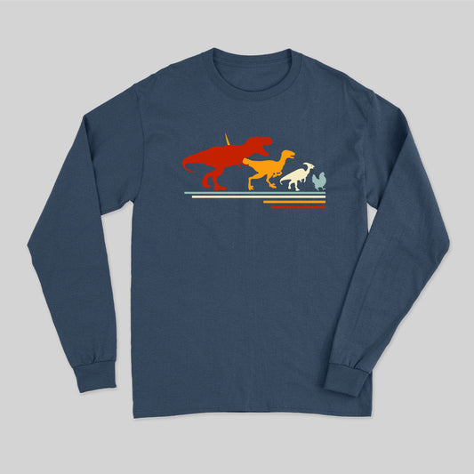 Dinosaur Evolution Long Sleeve T-Shirt