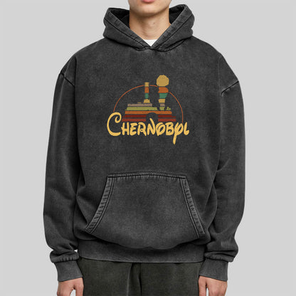 Chernobyl Fantasy Logo Classic Washed Hoodie