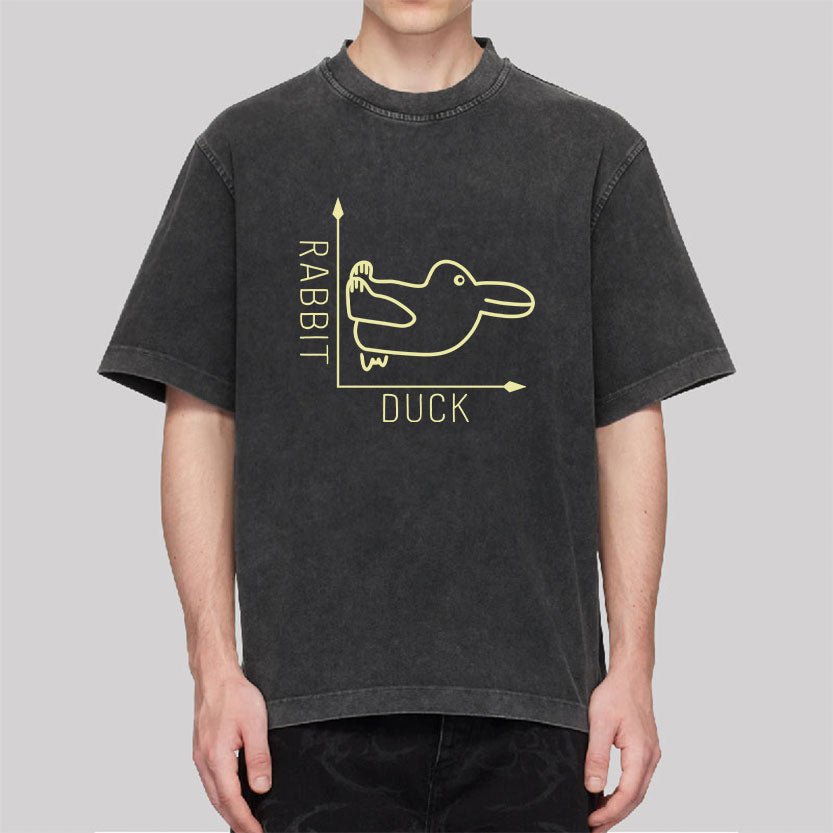 Rabbit or Duck Washed T-shirt