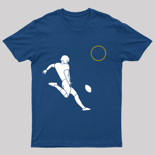 Total Solar Eclipse Football Player Nerd T-Shirt