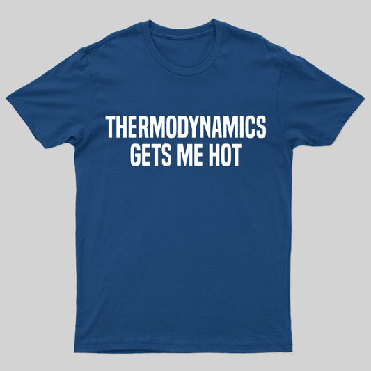Thermodynamics Gets Me Hot Geek T-Shirt