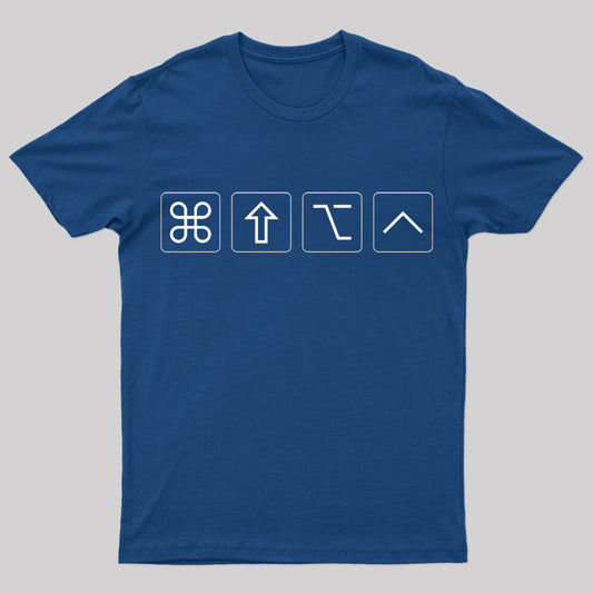 Fantastic Four Buttons Nerd T-Shirt