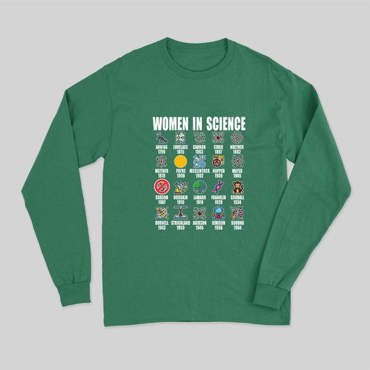 Women in Science Long Sleeve T-Shirt