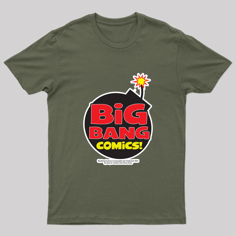 Primordial Great Explosion Comics Logo T-Shirt