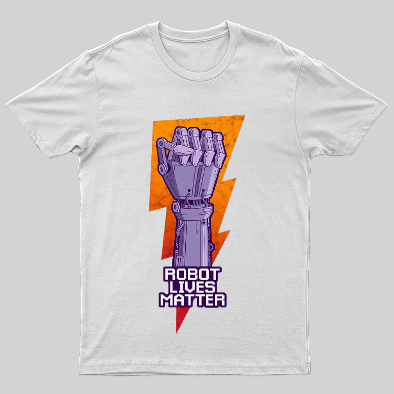 Robot Lives Matter Asimov Classic Nerd T-Shirt