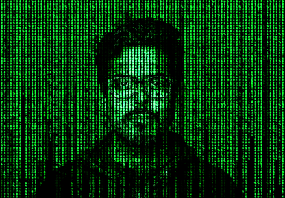Personalized The Matrix Keychain