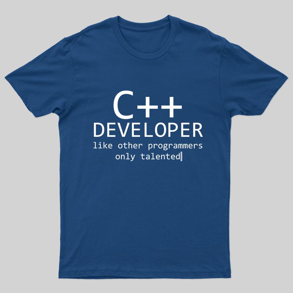 C Developer For Programmers Nerd T-Shirt