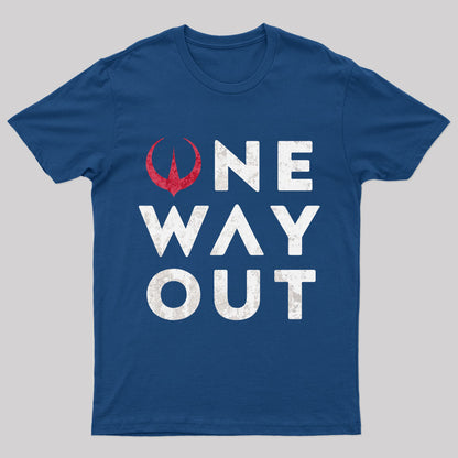 One Way Out Nerd T-Shirt
