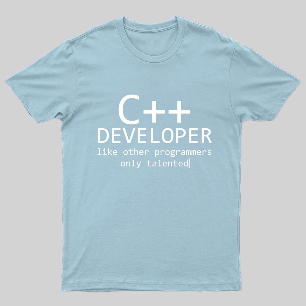 C Developer For Programmers Nerd T-Shirt
