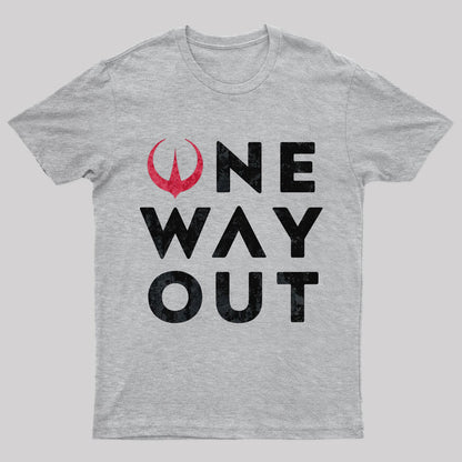 One Way Out Nerd T-Shirt