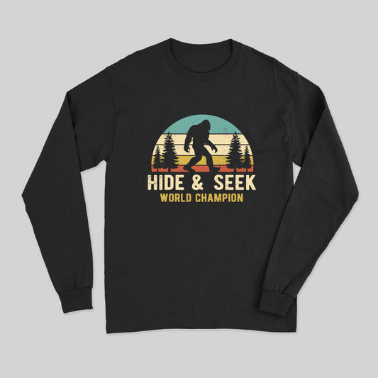Bigfoot - Hide And Seek World Champion Long Sleeve T-Shirt