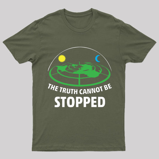 Flat Earth Theory Nerd T-Shirt