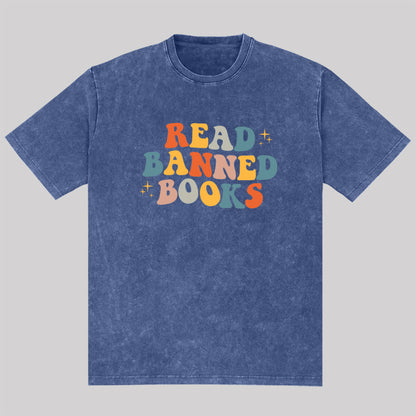 READ BANNED BOOKS Washed T-Shirt