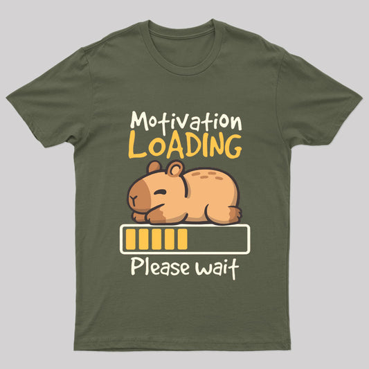 Motivation Loading Nerd T-Shirt