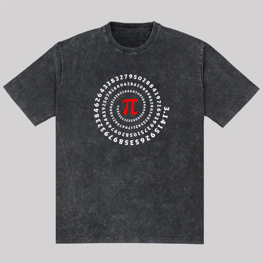 Pi Science Number Sequence Classic Washed T-Shirt