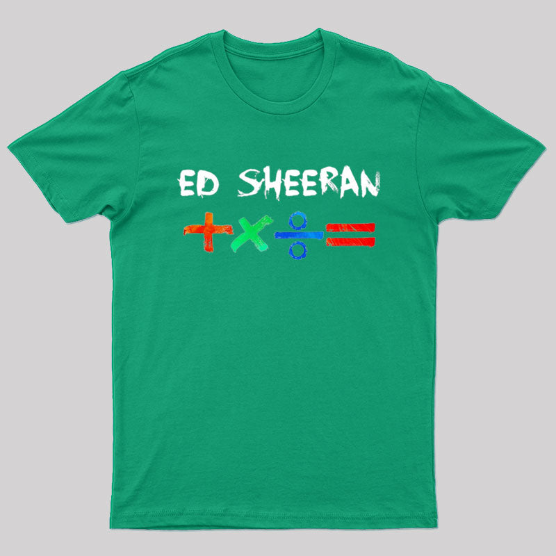 Ed Sheeran Mathematics Tour T-shirt