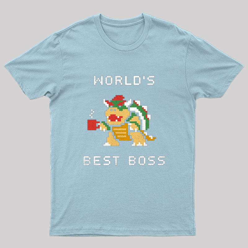 Worlds Best Boss Geek T-Shirt