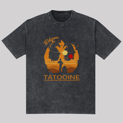 Welcome to Tatooine Washed T-shirt