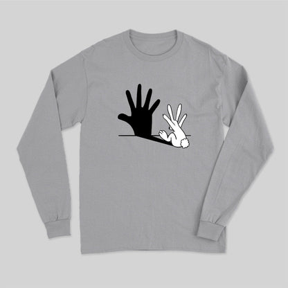 Rabbit Hand Shadow Funny T-Shirt
