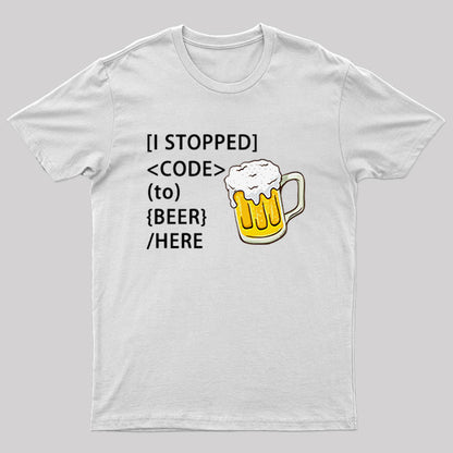 Beer Code T-shirt
