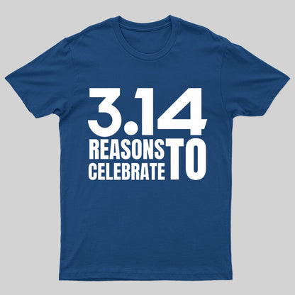 3.14 Reasons To Celebrate Nerd T-Shirt