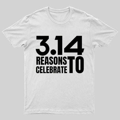 3.14 Reasons To Celebrate Nerd T-Shirt