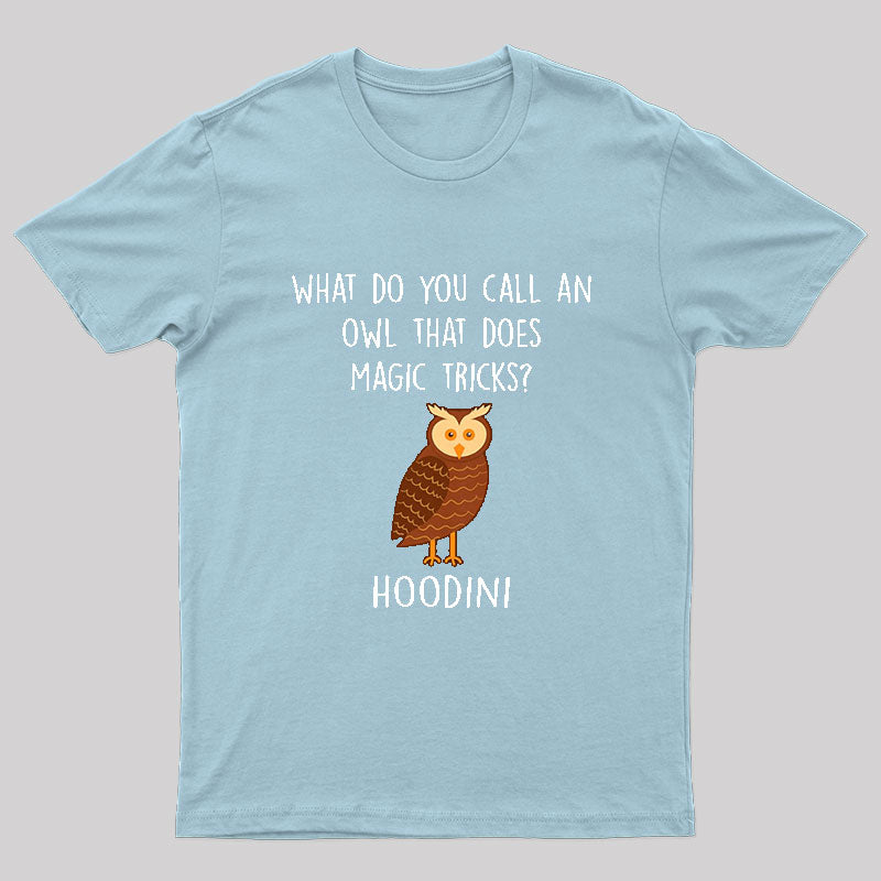 Magic Tricks Owl Nerd T-Shirt