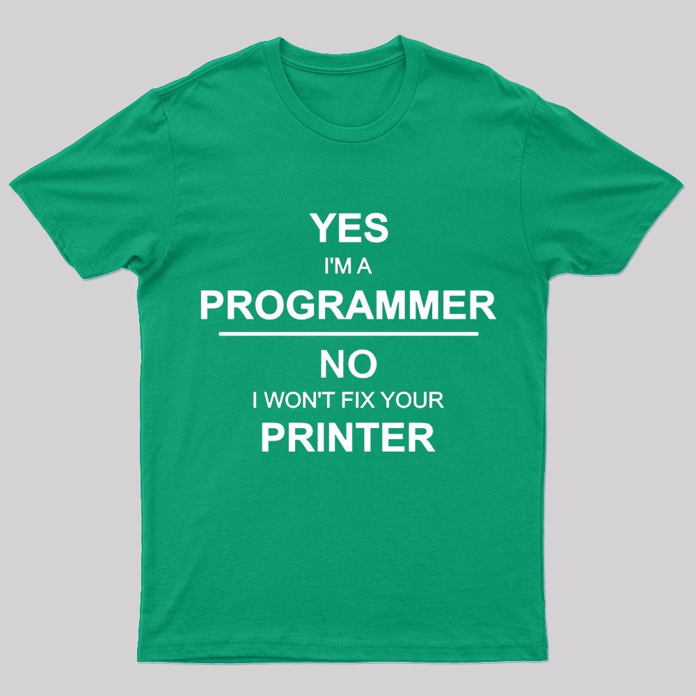 I Am A Programmer Geek T-Shirt