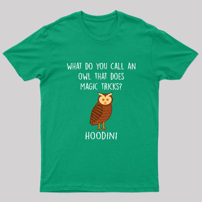 Magic Tricks Owl Nerd T-Shirt