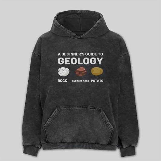 A Beginner's Guide to Geology Washed Hoodie