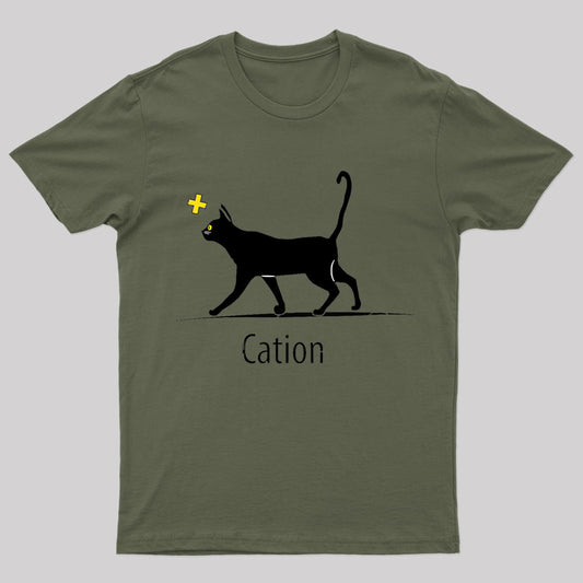 Cation Cat Ion Plus Nerd T-Shirt