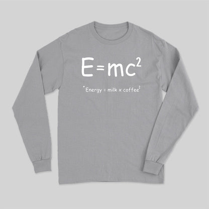 Theory of Relativity Funny Equation Long Sleeve T-Shirt