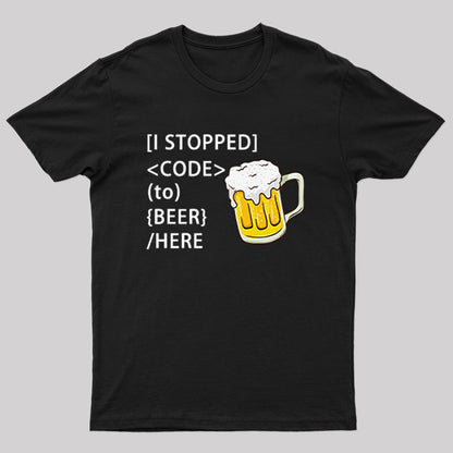Beer Code T-shirt